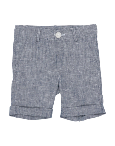 Shop Aletta Newborn Boy Shorts & Bermuda Shorts Blue Size 3 Viscose, Linen