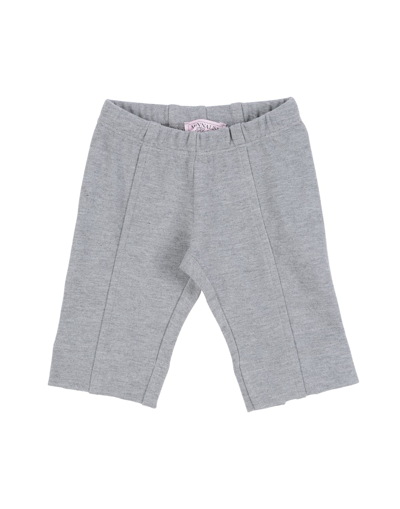 Shop Monnalisa Newborn Girl Leggings Grey Size 3 Viscose, Polyester, Elastane