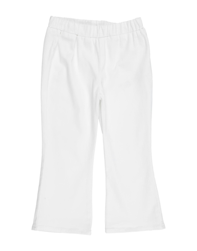 Shop Douuod Toddler Girl Pants White Size 6 Cotton, Polyester, Elastane