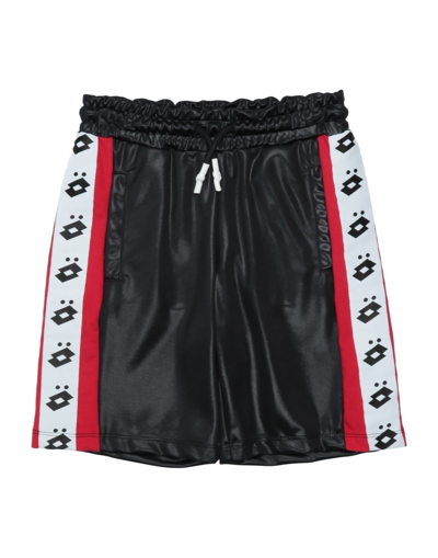 Shop Gaëlle X Lotto Leggenda Toddler Boy Shorts & Bermuda Shorts Black Size 4 Cotton, Elastane