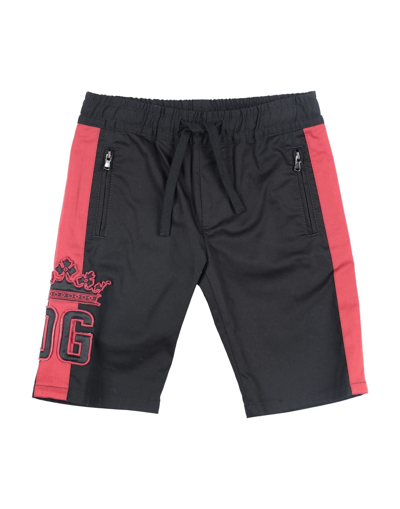 Shop Dolce & Gabbana Toddler Boy Shorts & Bermuda Shorts Black Size 7 Cotton, Elastane