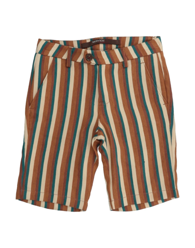 Shop Berwich Toddler Boy Shorts & Bermuda Shorts Camel Size 6 Linen, Cotton In Beige