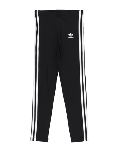 Shop Adidas Originals Leggings Spt Toddler Girl Pants Black Size 7 Cotton, Elastane