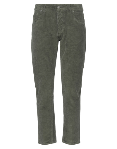 Shop Be Able Man Pants Military Green Size 31 Cotton, Elastane