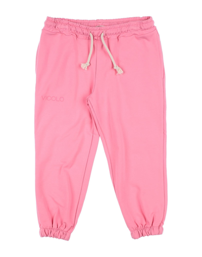 Shop Vicolo Toddler Girl Pants Pink Size 4 Cotton, Elastane