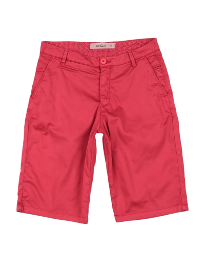 Shop Siviglia Shorts & Bermuda Shorts In Red