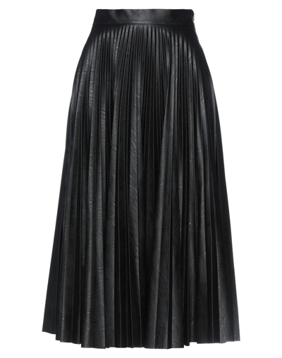 Shop Ainea Midi Skirts In Black