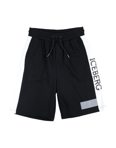 Shop Iceberg Shorts & Bermuda Shorts In Black