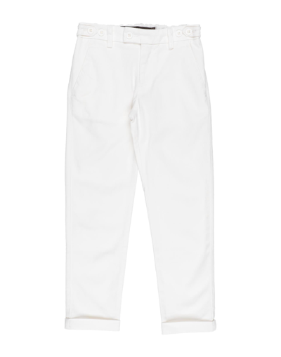 Shop Berwich Toddler Boy Pants Ivory Size 6 Cotton, Elastane In White
