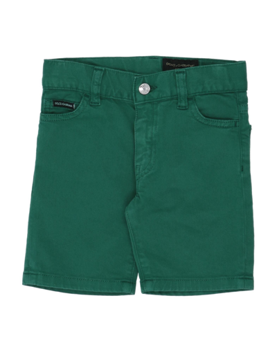 Shop Dolce & Gabbana Shorts & Bermuda Shorts In Dark Green