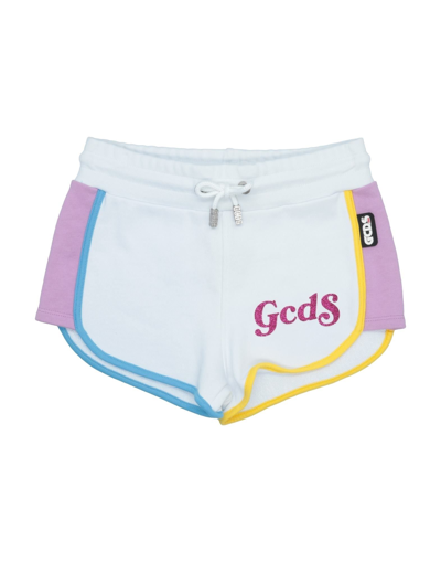 Shop Gcds Mini Toddler Girl Shorts & Bermuda Shorts White Size 6 Cotton