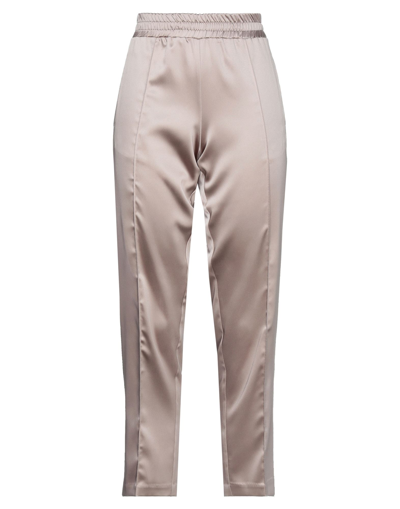 Shop Babylon Woman Pants Light Brown Size 8 Polyester, Elastane In Beige