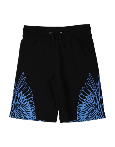 Shop Marcelo Burlon County Of Milan Marcelo Burlon Toddler Boy Shorts & Bermuda Shorts Black Size 6 Cotton, Polyester