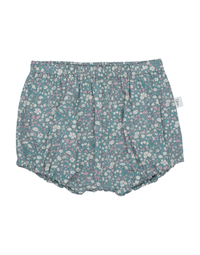 Teddy & Minou Newborn Girl Shorts & Bermuda Shorts Green Size 3 Cotton In Green