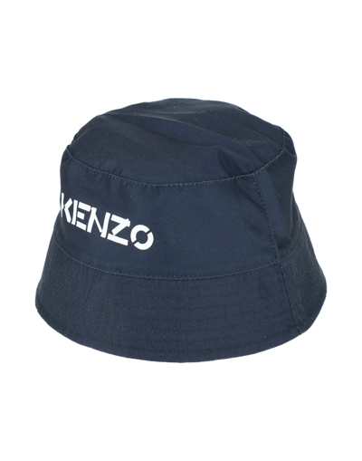 Shop Kenzo Hats In Dark Blue