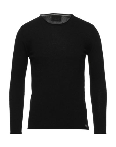 Shop Bl.11  Block Eleven Bl.11 Block Eleven Man Sweater Black Size Xxl Polyamide, Wool, Viscose, Cashmere