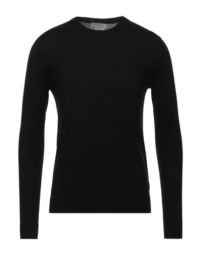 Shop Alpha Studio Sweaters In Black