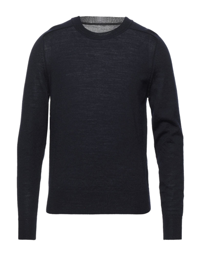 Shop Maison Margiela Sweaters In Dark Blue
