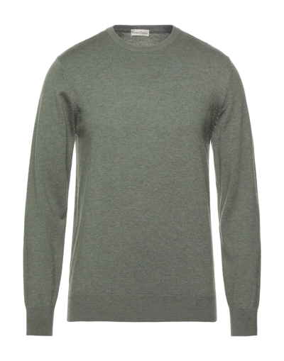 Shop Cashmere Company Man Sweater Sage Green Size 46 Wool, Cashmere, Nylon, Silk