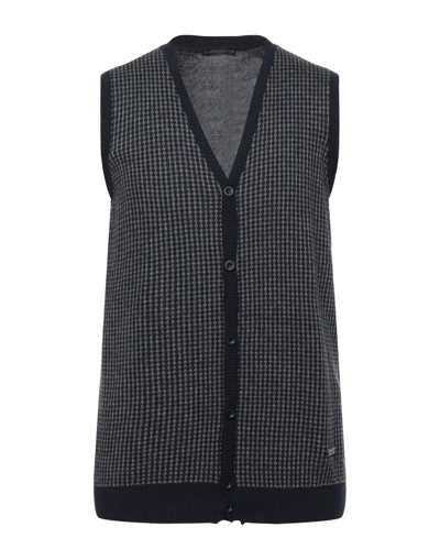 Shop Alessandro Dell'acqua Man Cardigan Light Grey Size 40 Viscose, Polyamide, Wool, Cashmere