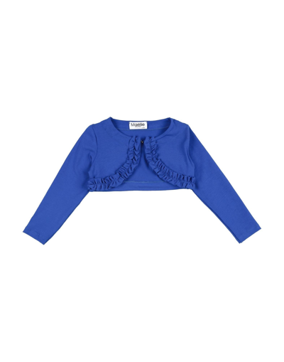 Shop Maëlie Toddler Girl Wrap Cardigans Blue Size 6 Cotton, Elastane
