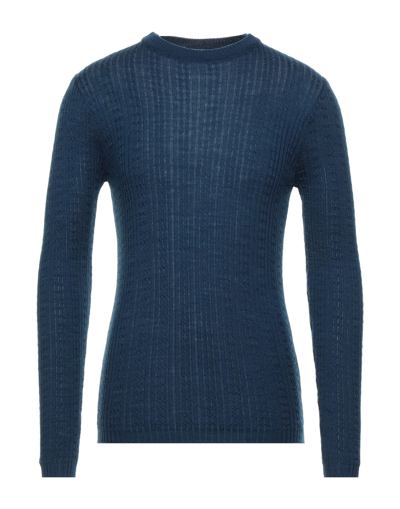 Shop Spadalonga Sweaters In Slate Blue