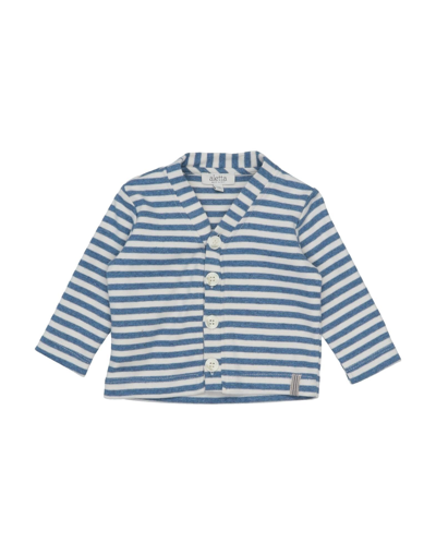 Shop Aletta Newborn Boy Cardigan Slate Blue Size 3 Cotton