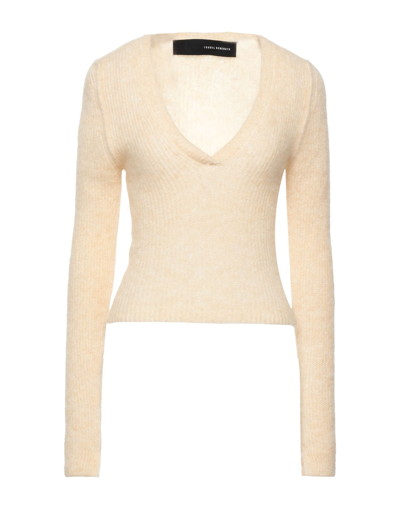 Shop Isabel Benenato Woman Sweater Beige Size 8 Wool, Mohair Wool, Polyamide, Elastane