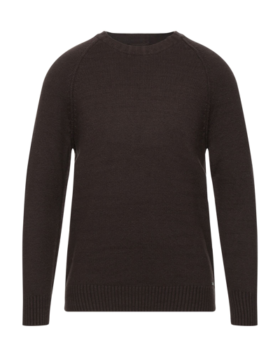 Shop Dstrezzed Sweaters In Dark Brown