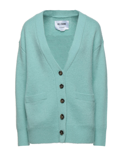 Shop Re/done Cardigans In Light Green