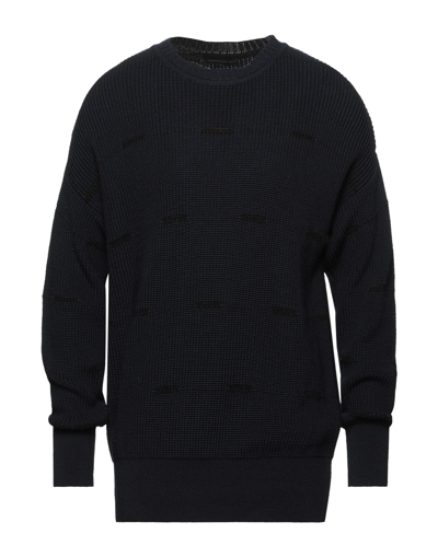 Shop Alessandro Dell'acqua Man Sweater Midnight Blue Size 40 Wool, Acrylic