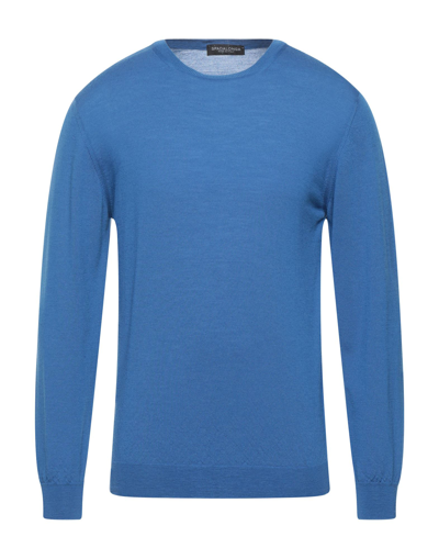 Shop Spadalonga Sweaters In Azure