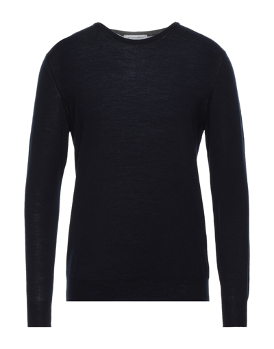 Shop Spadalonga Sweaters In Dark Blue