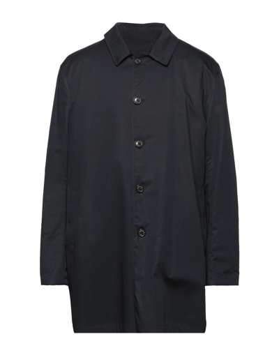 Shop Angelo Nardelli Coats In Dark Blue