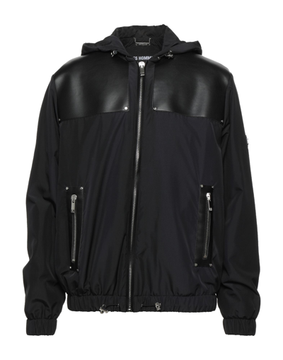 Shop Les Hommes Jackets In Black