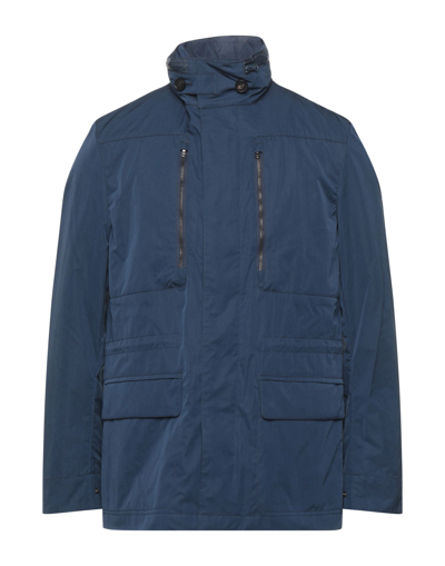 Shop North Star '68 Man Jacket Slate Blue Size Xxl Polyamide, Polyester