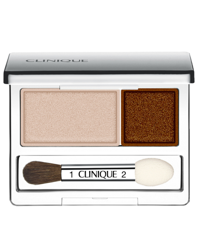 Shop Clinique All About Shadow Duo Eyeshadow, 0.07 Oz. In Day Into Date