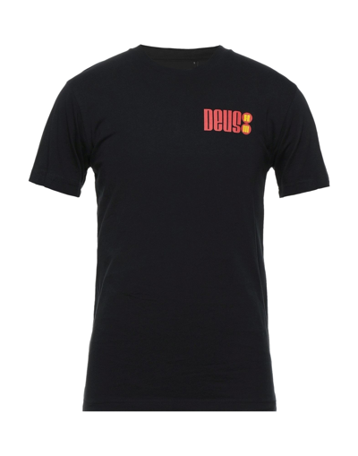 Shop Deus Ex Machina Man T-shirt Black Size S Cotton