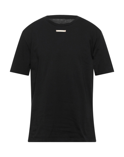 Shop Maison Margiela Man T-shirt Black Size 44 Cotton