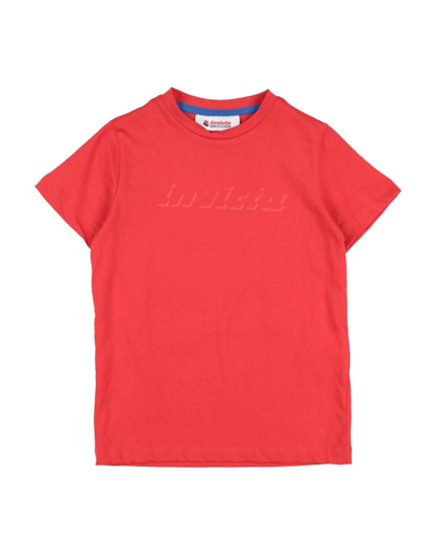 Shop Invicta Toddler Boy T-shirt Red Size 6 Cotton