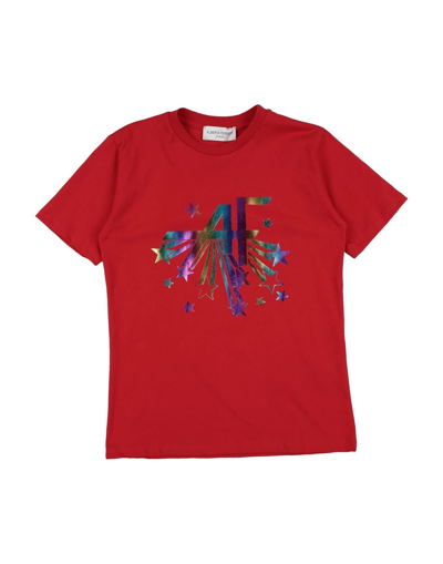 Shop Alberta Ferretti Toddler Girl T-shirt Red Size 6 Cotton