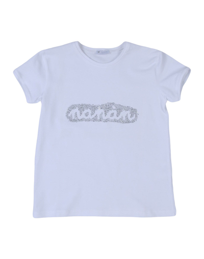 Shop Nanán Toddler Girl T-shirt White Size 6 Cotton, Elastane