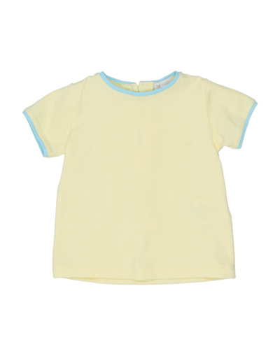 Shop Nanán Newborn Girl T-shirt Light Yellow Size 3 Cotton, Elastane