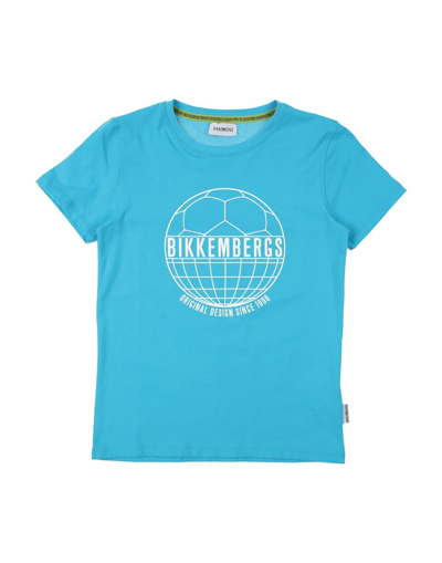Shop Bikkembergs T-shirts In Azure