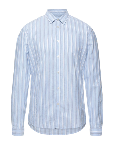 Shop Drykorn Shirts In Sky Blue