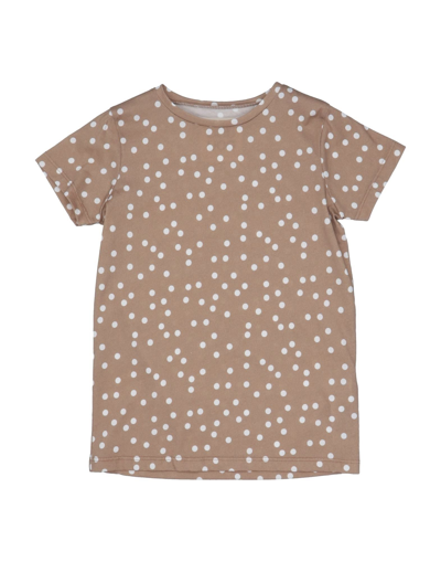 Shop Douuod Toddler Girl T-shirt Light Brown Size 6 Cotton In Beige