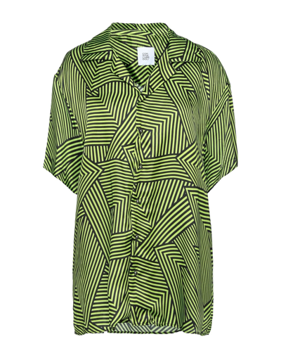 Shop Cor Sine Labe Doli Woman Shirt Acid Green Size L Viscose