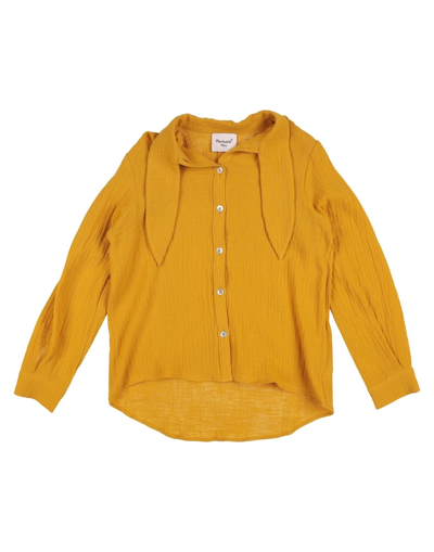 Shop Mariuccia Toddler Girl Shirt Ocher Size 6 Cotton In Yellow