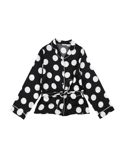 Shop Dolce & Gabbana Toddler Girl Shirt Black Size 7 Silk, Elastane