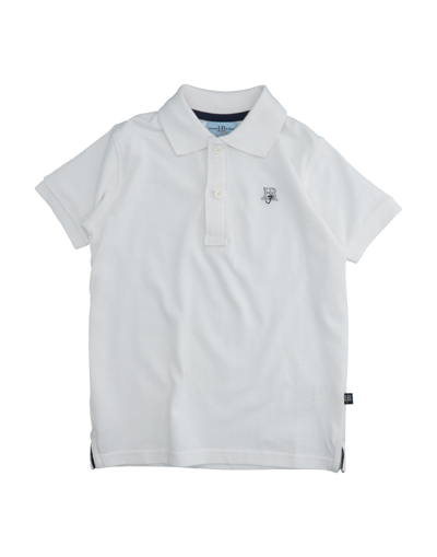 Shop Harmont & Blaine Polo Shirts In White